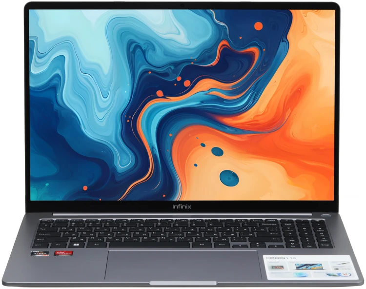16" Ноутбук Infinix XBOOK 16 YL62A7H, AMD Ryzen 7 7735HS, LPDDR5-16ГБ, SSD-512ГБ, AMD Radeon 680M, Windows 11 Home 16" Ноутбук Infinix XBOOK 16 YL62A7H, AMD Ryzen 7 7735HS, LPDDR5-16ГБ, SSD-512ГБ, AMD Radeon 680M, Windows 11 Home