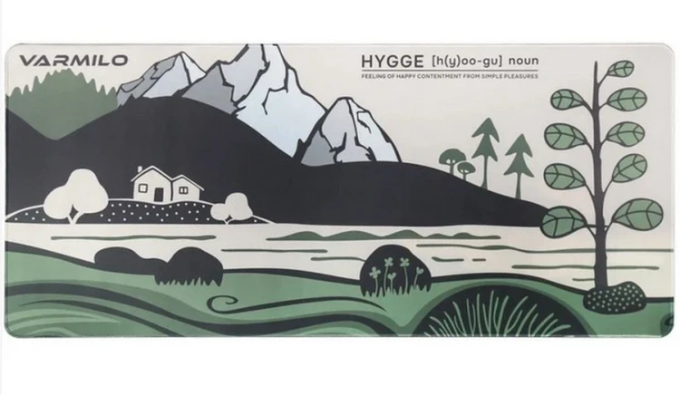 Коврик Varmilo Hygge, 900 x 400 x 3 , природа, [ZDB085-01/D], разноцветный