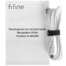 Микрофон Fifine Profile3 белый, конденсаторный, кардиоидный, настольный Микрофон Fifine Profile3 белый, конденсаторный, кардиоидный, настольный
