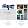 Мышь беспроводная/проводная ARDOR GAMING Impact Plus [ARDW-IMT3311-BU] голубой