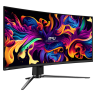 Монитор MSI MPG 341CQPX QD-OLED, 3440x1440, 240 Гц, OLED, 1.5M:1, 1000 Кд/м², черный