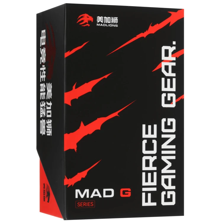 Мышь беспроводная/проводная FGG MADLIONS MAD G [FGG-12060005] черный