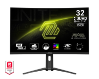 Монитор MSI MAG 321CUP, 3840x2160, 160 Гц, VA, LED, 3000:1, 350 Кд/м², черный