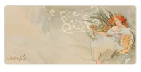 Коврик Varmilo Mucha Biscuits, 900 x 400 x 3, девушка, разноцветный