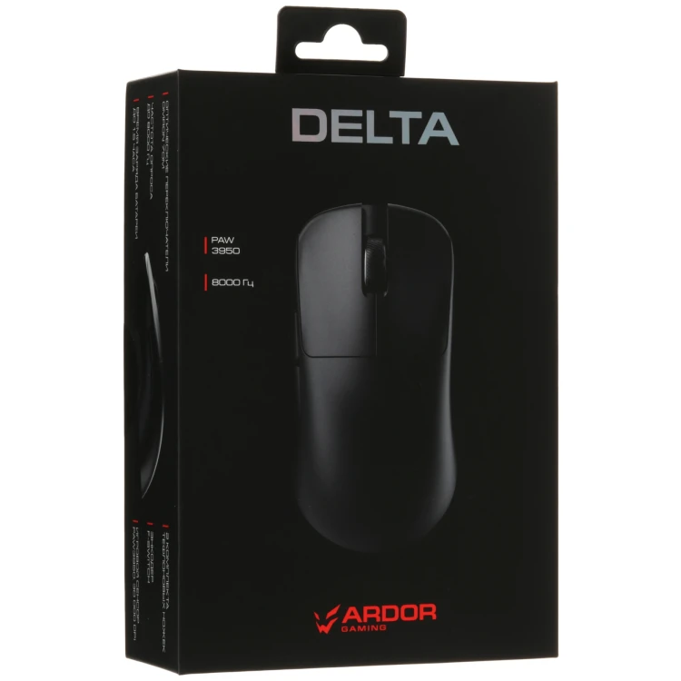Мышь беспроводная/проводная ARDOR GAMING Delta [ARDW-DT3950-BK] черный