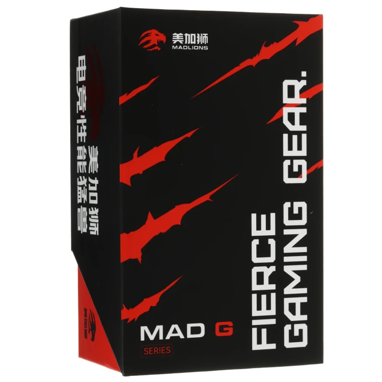 Мышь беспроводная/проводная FGG MADLIONS MAD G MAX [FGG-12060010] черный