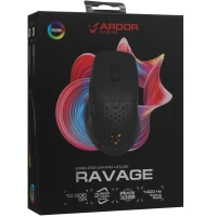 Мышь беспроводная/проводная ARDOR GAMING Ravage [ARDW-RVG3325-BK] черный