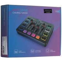 Микшер Fifine SC3, Кроссфейдер. Режим MIDI-контроллера. Эффектор, черный