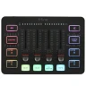 Микшер Fifine SC3, Кроссфейдер. Режим MIDI-контроллера. Эффектор, черный Микшер Fifine SC3, Кроссфейдер. Режим MIDI-контроллера. Эффектор, черный