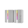 Колонки Fifine A20 белый, RGB, Стереосистема, jack 3.5 мм, 2.0