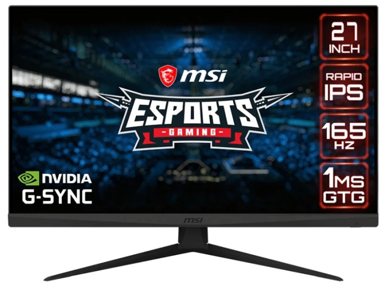 Монитор MSI Optix G273QF, 2560x1440, 165 Гц, IPS, черный Монитор MSI Optix G273QF, 2560x1440, 165 Гц, IPS, черный