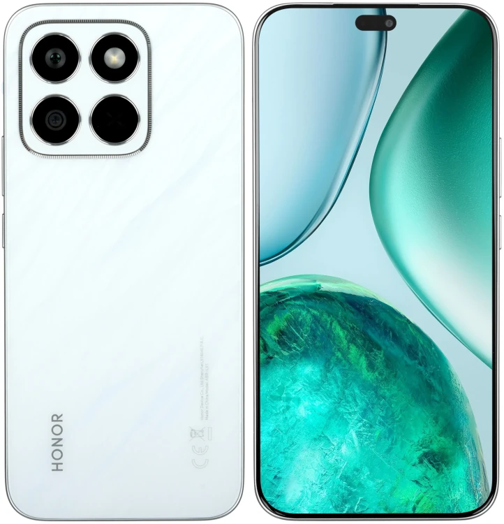 6.7" Смартфон HONOR X8c 8/128 ГБ, 2412x1080, AMOLED, 120 Гц, 5000 мА*ч, белый