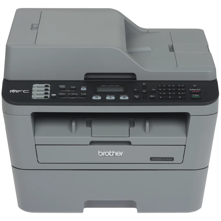 МФУ лазерное Brother MFC-L2701DW, Wi-Fi, копир, принтер, сканер, факс