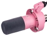 Микрофон Fifine K688, проводной, настольный, USB Type-C, XLR, розовый