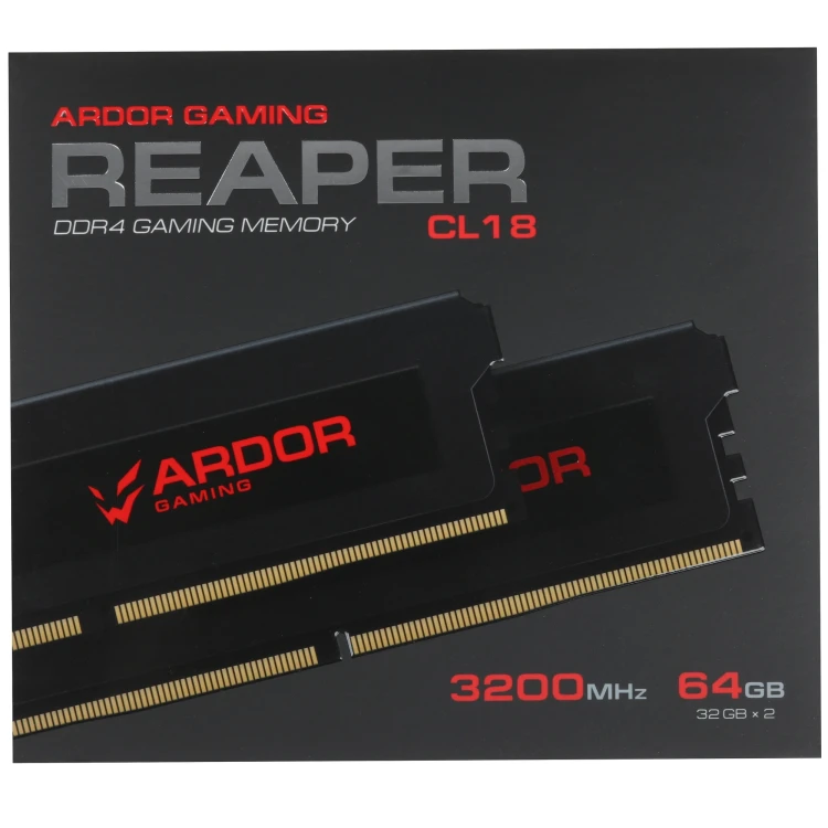 Оперативная память ARDOR GAMING Reaper [DGSB464GB3200C18DC] 64 ГБ