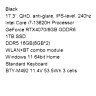 Ноутбук MSI Katana 17 B13VGK-471RU, [9S7-17L541-471], Windows 11 Home, черный