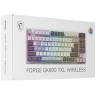 Клавиатура проводная + беспроводная MSI FORGE GK600 TKL Wirelss Sky Клавиатура проводная + беспроводная MSI FORGE GK600 TKL Wirelss Sky
