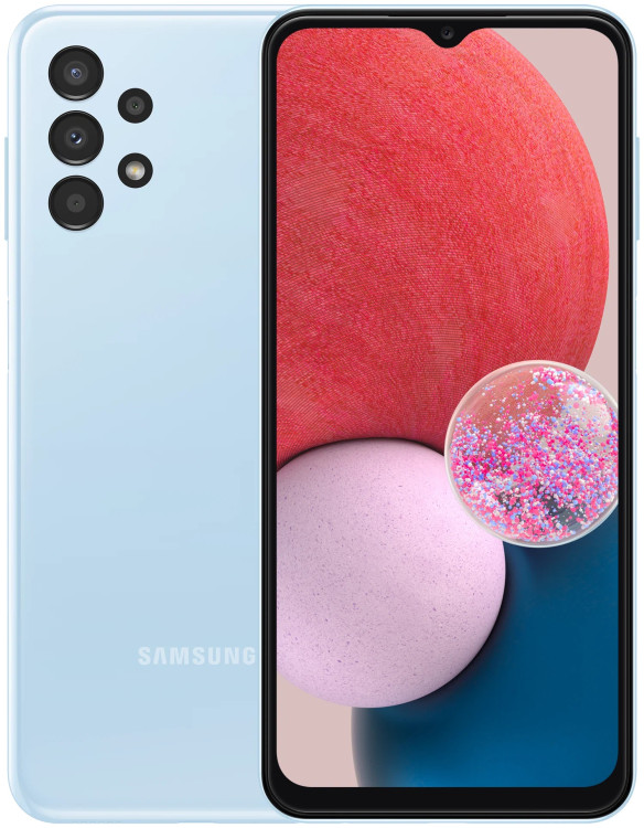Смартфон Samsung Galaxy A13 3/32 ГБ, Dual nano SIM, голубой Смартфон Samsung Galaxy A13 3/32 ГБ, Dual nano SIM, голубой