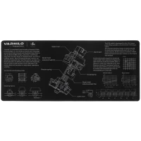 Коврик Varmilo EC Mechanical Switch (XL), 90x40, ткань, резина, черный