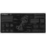 Коврик Varmilo EC Mechanical Switch (XL), 90x40, ткань, резина, черный