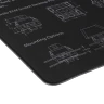 Коврик Varmilo EC Mechanical Switch (XL), 90x40, ткань, резина, черный