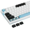 Клавиатура проводная + беспроводная VGN V98 Pro V2 Arctic Fox, белый, голубой, черный Клавиатура проводная + беспроводная VGN V98 Pro V2 Arctic Fox, белый, голубой, черный