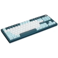 Клавиатура проводная Montech Mkey 87 Freedom, механическая, зеленый/белый