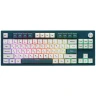 Клавиатура проводная Montech Mkey 87 Freedom, механическая, зеленый/белый