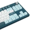 Клавиатура проводная Montech Mkey 87 Freedom, механическая, зеленый/белый
