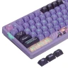 Клавиатура проводная + беспроводная VGN V87 PRO, фиолетовый, серый