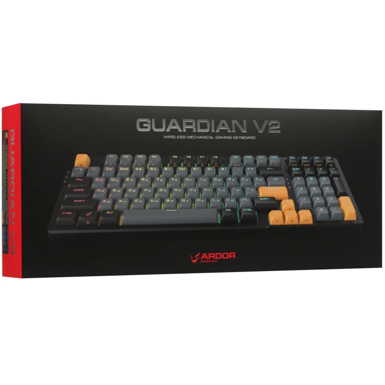 Клавиатура проводная + беспроводная ARDOR GAMING Guardian V2, механическая Клавиатура проводная + беспроводная ARDOR GAMING Guardian V2, механическая