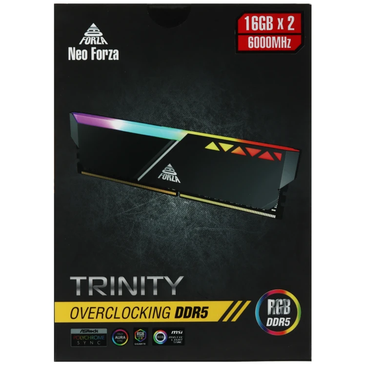 Оперативная память Neo Forza Trinity RGB [NMGD516F82-6000LI20] 32 ГБ
