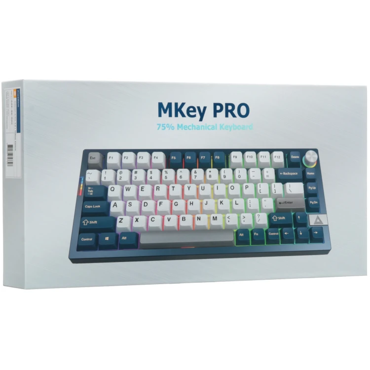 Клавиатура проводная + беспроводная Montech MKey 75 PRO Freedom, механическая Клавиатура проводная + беспроводная Montech MKey 75 PRO Freedom, механическая