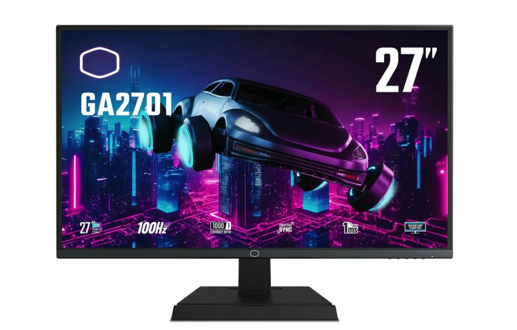 Монитор Cooler Master GA2701, 1920x1080,100 Гц, IPS, LED, 1000:1, 250 Кд/м², черный