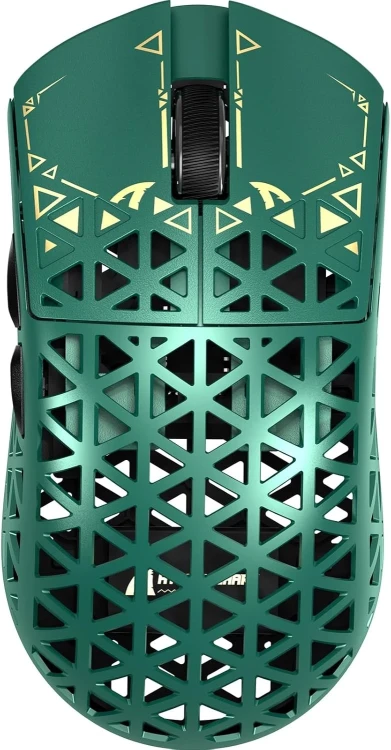 Мышь беспроводная/проводная Attack Shark R5 Ultra [Shark R5 Green] зеленый