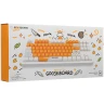 Клавиатура проводная Red Square Alumix TKL Classic Gooseboard, белый/оранжевый