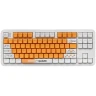 Клавиатура проводная Red Square Alumix TKL Classic Gooseboard, белый/оранжевый