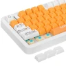 Клавиатура проводная Red Square Alumix TKL Classic Gooseboard, белый/оранжевый
