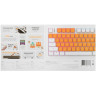Клавиатура проводная Red Square Alumix TKL Classic Gooseboard, белый/оранжевый