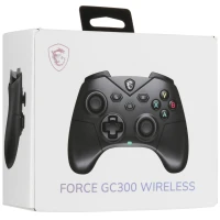 Геймпад беспроводной/проводной MSI Force GC300 W черный, Android, PC