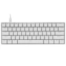 Клавиатура проводная AKKO MonsGeek FUN60 Pro HE, магнитная, RGB, белый