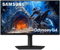 25" Монитор Samsung Odyssey G4, 1920x1080, IPS, HDR10, [LS25HG400EIXCI], черный