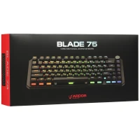 Клавиатура проводная ARDOR GAMING Blade 75, RGB, Kailh Red V2, черный, [AG-ODM-B75-Red-B]