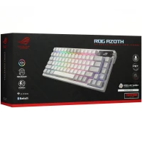 Клавиатура проводная + беспроводная ASUS M701 ROG Azoth, механическая, белый/серый