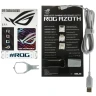 Клавиатура проводная + беспроводная ASUS M701 ROG Azoth, механическая, белый/серый