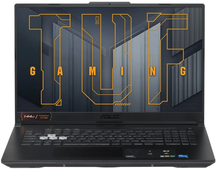 17.3" Ноутбук ASUS TUF Gaming F17 FX707ZC4-HX014, Intel Core i5-12500H, RAM 16 ГБ, SSD 512 ГБ, GeForce RTX 3050 - 4 ГБ 17.3" Ноутбук ASUS TUF Gaming F17 FX707ZC4-HX014, Intel Core i5-12500H, RAM 16 ГБ, SSD 512 ГБ, GeForce RTX 3050 - 4 ГБ