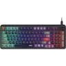 Клавиатура проводная MSI FORGE GK110, мембранная, черный, красный, серый