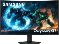 37" Монитор Samsung Odyssey G7 G75F S37FG756EI,3840x2160, 165 Гц, VA, 1 мс, черный