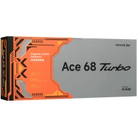 Клавиатура проводная MCHOSE Ace 68 Turbo, магнитная, оранжевый/черный