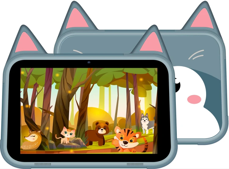 8" Планшет KENSHI Kids H20 LTE 3/64 ГБ, 1280x800, IPS, 60 Гц, 4000 мА*ч, серый 8" Планшет KENSHI Kids H20 LTE 3/64 ГБ, 1280x800, IPS, 60 Гц, 4000 мА*ч, серый